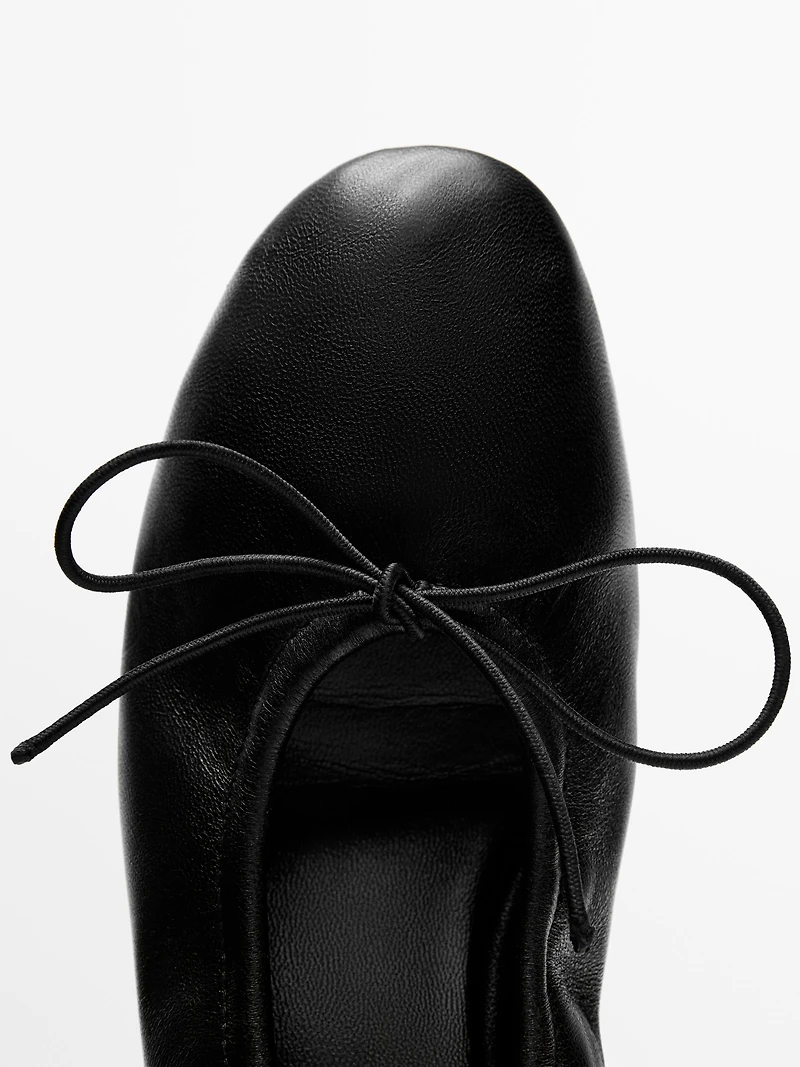 High-heel ballerinas