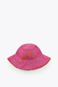 LOBSTER BRAIDED BUCKET HAT