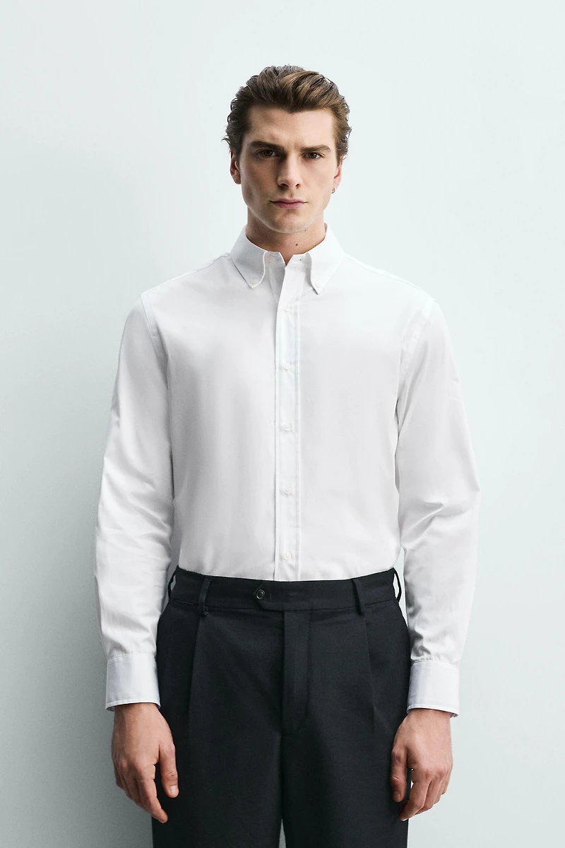 REGULAR FIT COTTON SHIRT