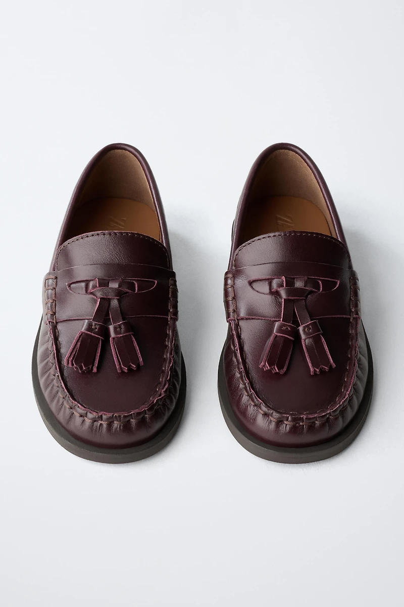 TASSELED LEATHER LOAFERS LIMITED EDITION