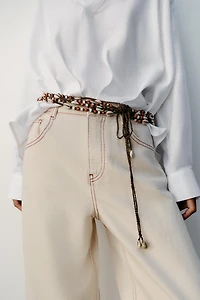 CEINTURE CORDONS COQUILLAGES FANTAISIE
