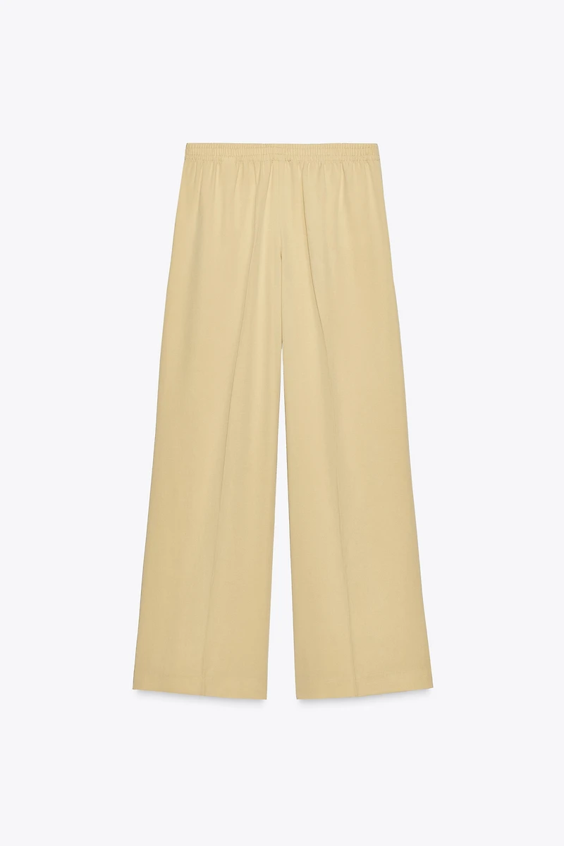 WIDE LEG SEAM PANTS