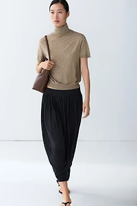 Turtleneck knit sweater
