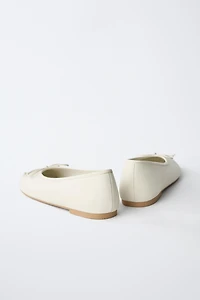 BALLERINES EN CUIR