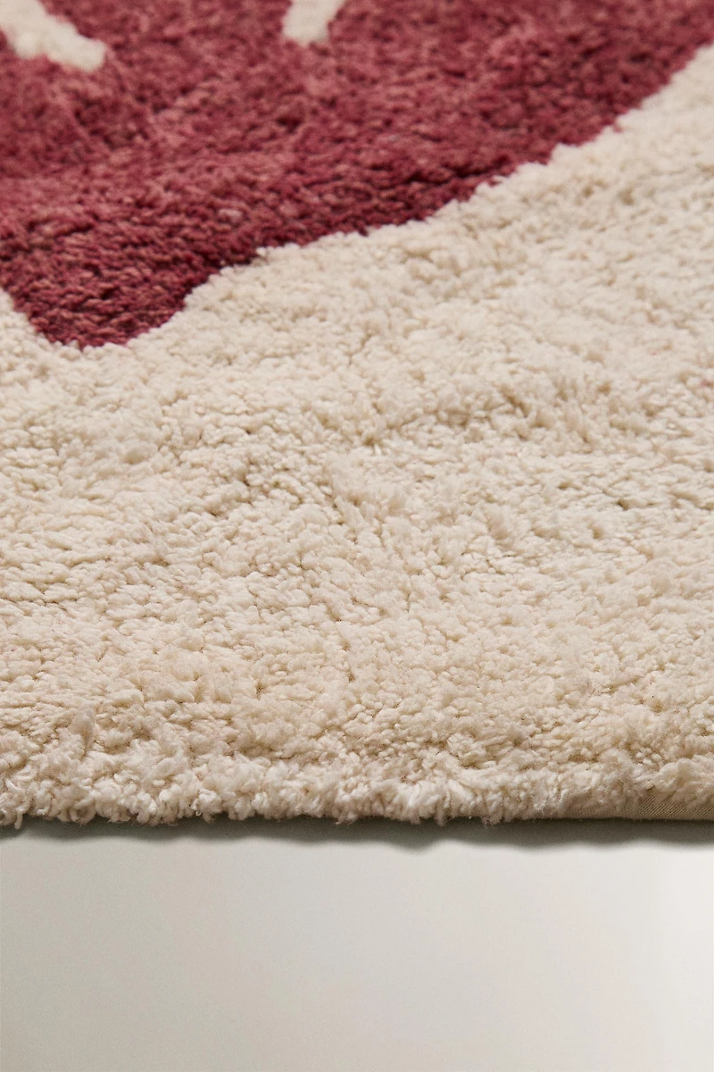 TAPIS ENFANT COTON VOITURE DE COURSE