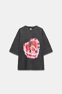 KADNA ANDA WASHED EFFECT T-SHIRT