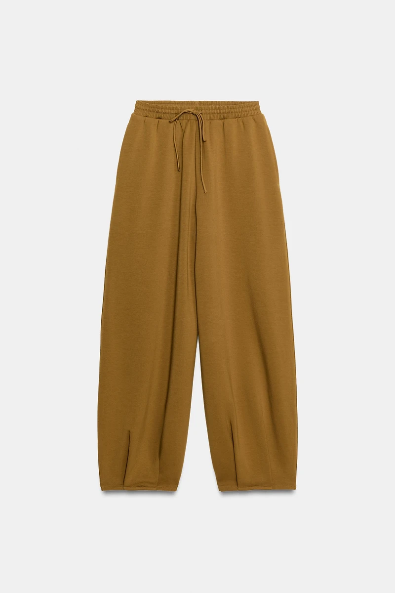 PLEATED TROUSERS