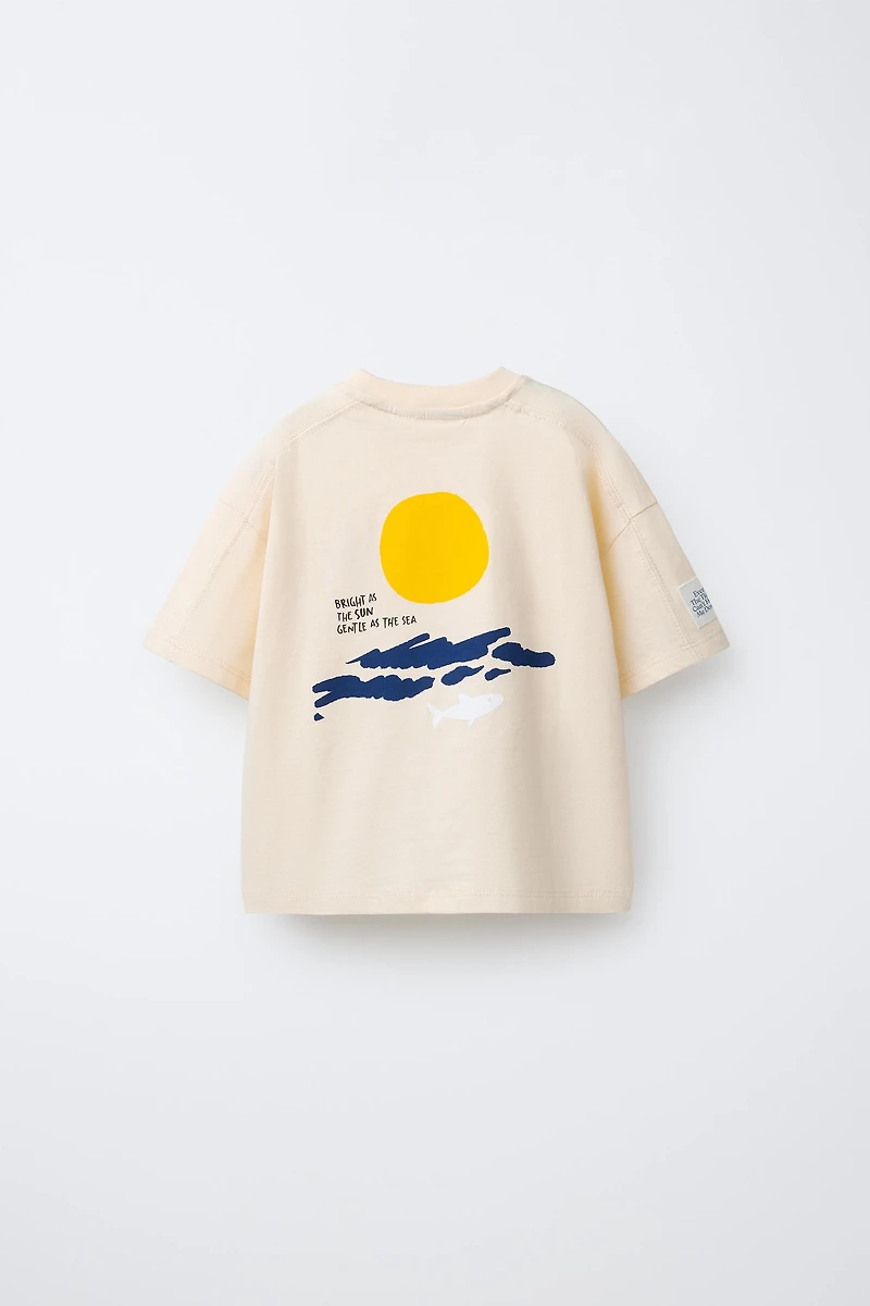 T-SHIRT SOLEIL BRODÉ