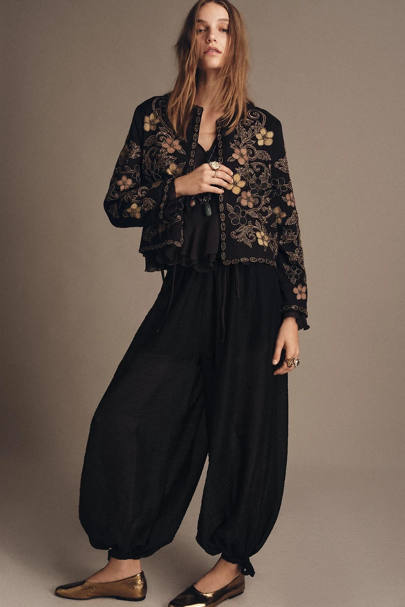 ZW COLLECTION FLORAL EMBROIDERY JACKET