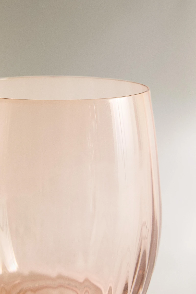 OPTICAL EFFECT CRYSTALLINE GLASS