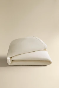 EMBROIDERED PERCALE DUVET COVER (200 TC)