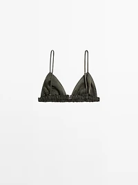 Soutien-gorge triangle satiné élastique - STUDIO