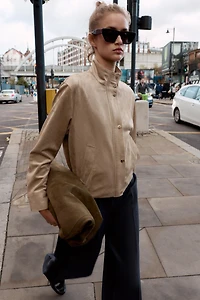 FAUX SUEDE JACKET