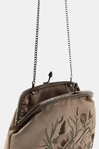 FLORAL EMBROIDERY BAG