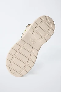 CROCHET EFFECT TECHNICAL SANDALS