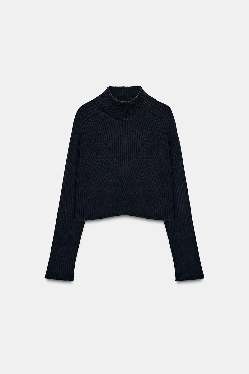 PULL EN MAILLE CÔTELÉE