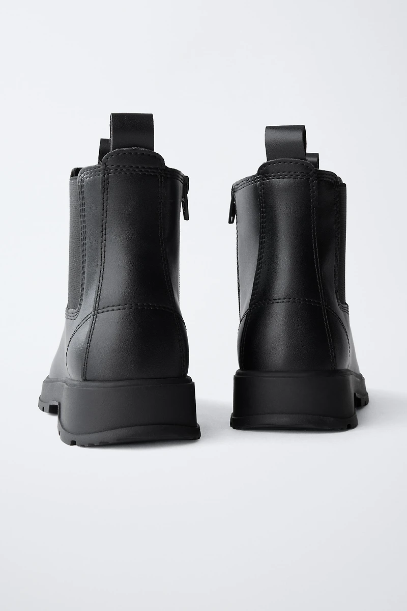 TREADED ANKLE BOOTS