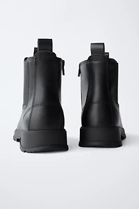 TREADED ANKLE BOOTS