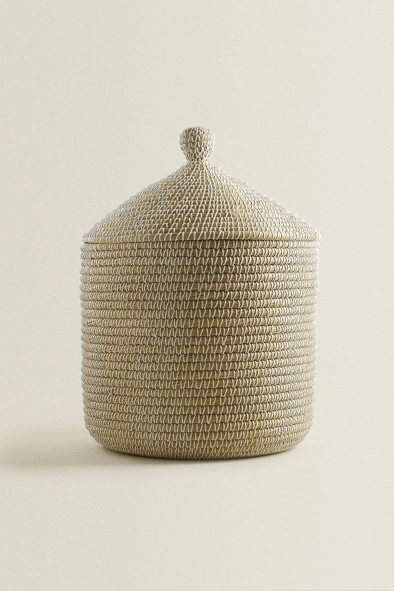 ROUND BASKET WITH LID