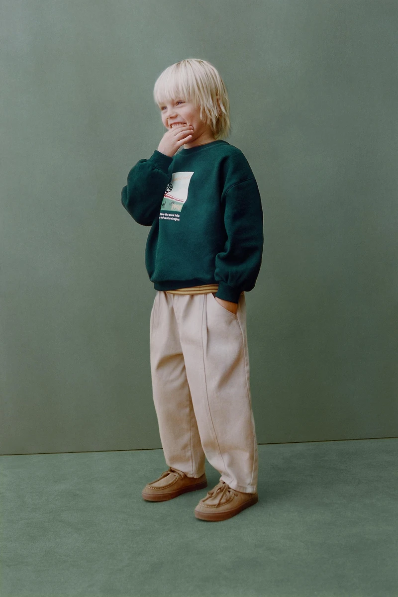 SNOWLAND PRINT SWEATSHIRT