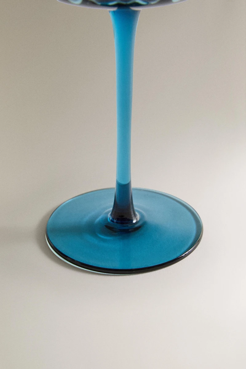 VERRE À VIN RECYCLABLE LIGNES