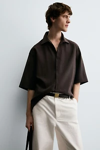 RELAXED FIT FLOWY SHIRT