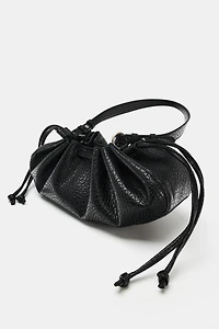 SAC PORTÉ ÉPAULE LONG FRONCÉ