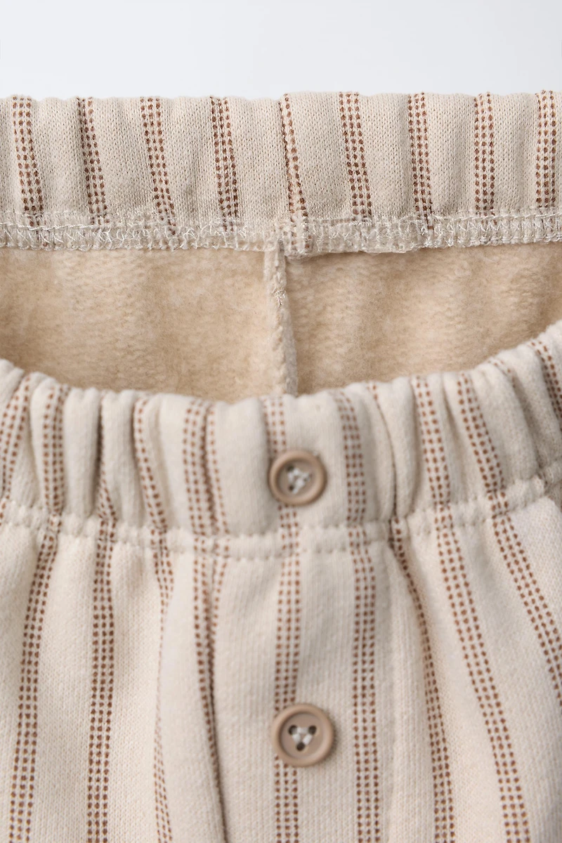 STRIPED BAGGY PANTS