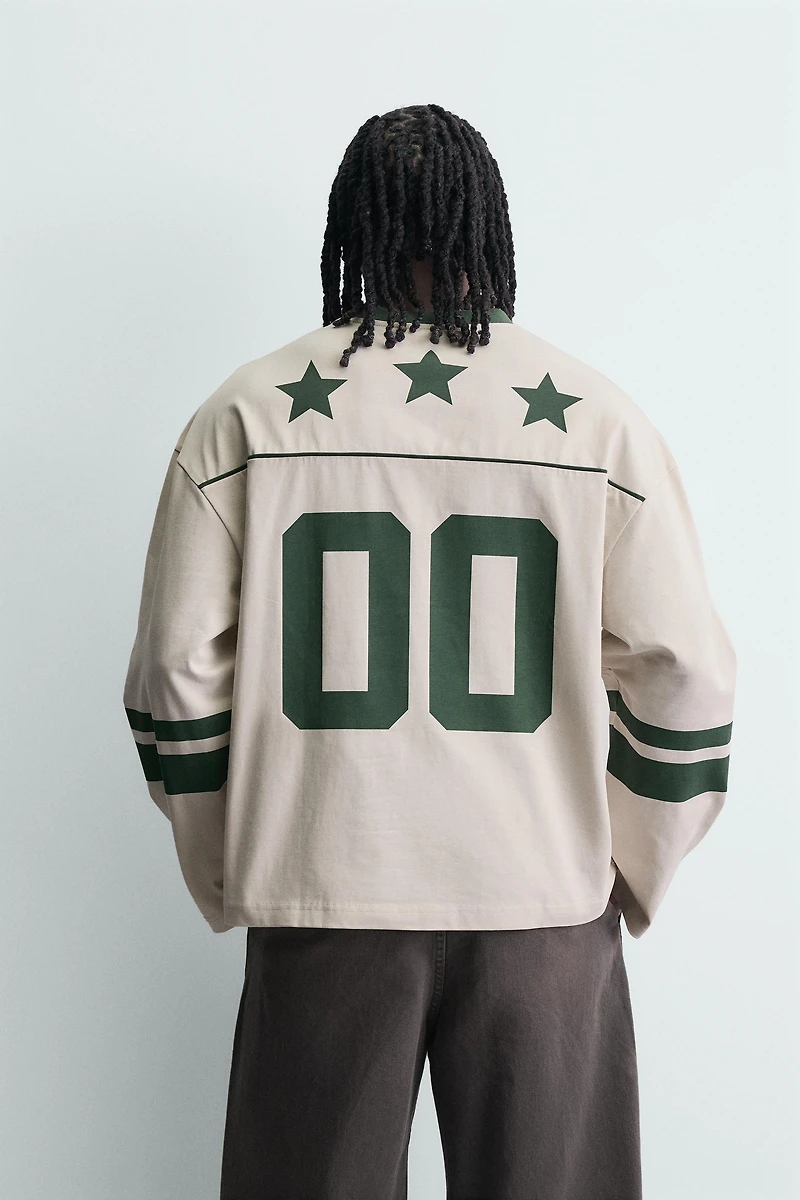 AMERICAN FOOTBALL PRINT T-SHIRT