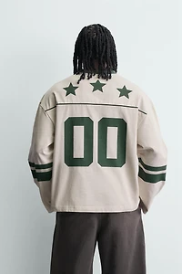 AMERICAN FOOTBALL PRINT T-SHIRT