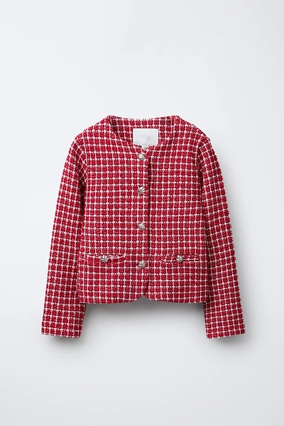 VESTE STRUCTURÉE À BOUTONS