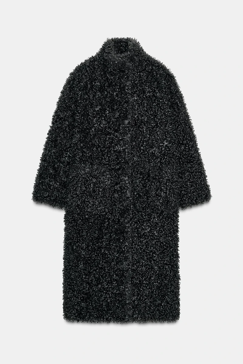 LONG FLEECE COAT ZW COLLECTION