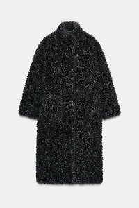 LONG FLEECE COAT ZW COLLECTION