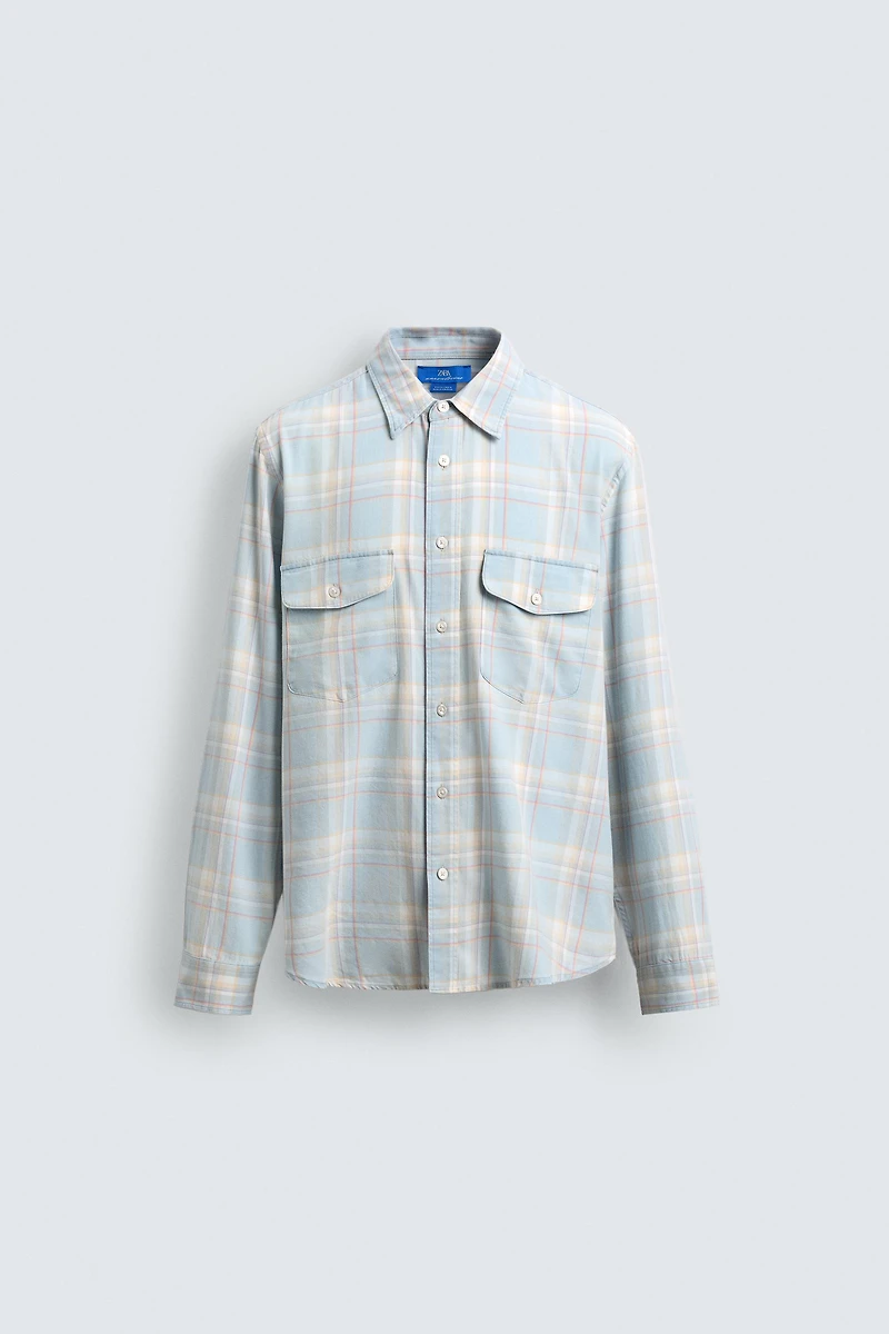 CHEMISE EN DENIM LÉGER AARON LEVINE X ZARA