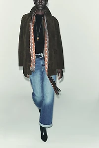 POLKA DOT PRINT SATIN SCARF