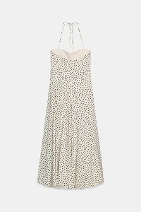 POLKA DOT MIDI DRESS