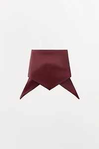 FAUX LEATHER BANDANA