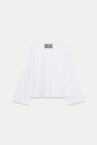 LONG SLEEVE T-SHIRT WITH LABEL