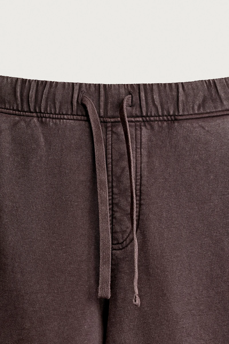 RELAXED FIT WASHED SWEATPANTS