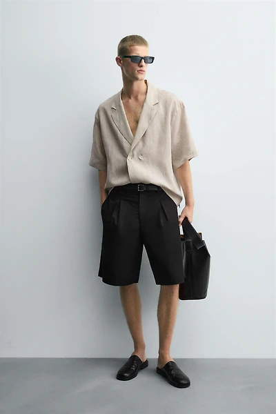 CHEMISE KIMONO 100 % LIN