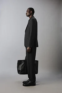 PANTALON DE COSTUME STRUCTURÉ À CARREAUX