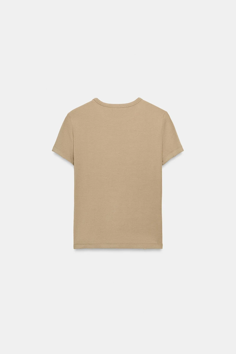 SHORT SLEEVE T-SHIRT WITH TEXT