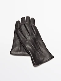Gants en cuir finition nappa