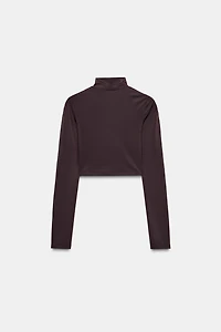 NYLON CROP TOP
