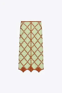 CROCHET MIDI SKIRT