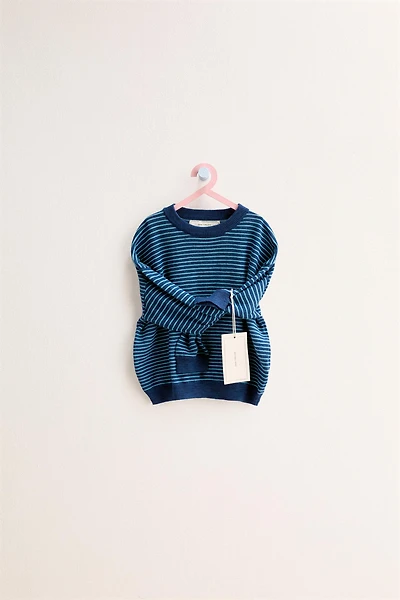 ZARA TIMELESS - PULL À RAYURES COTON LIN