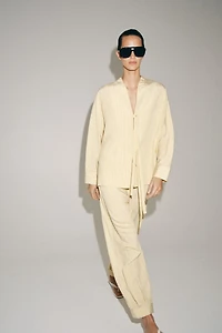 ZW COLLECTION STRIPED SLOUCHY PANTS