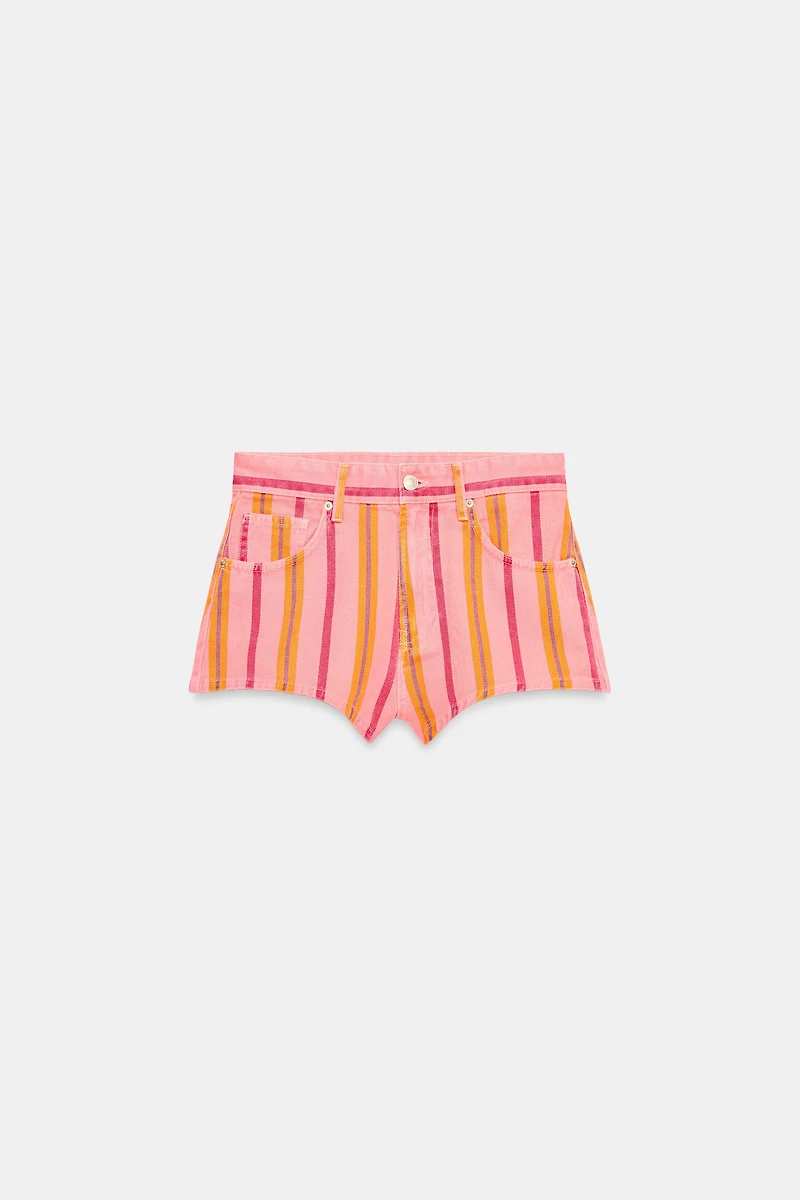 MINI STRIPED SHORTS