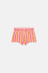 MINI STRIPED SHORTS
