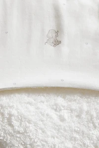 SERVIETTE DE BAIN CAPUCHE BÉBÉ ÉLÉPHANTS